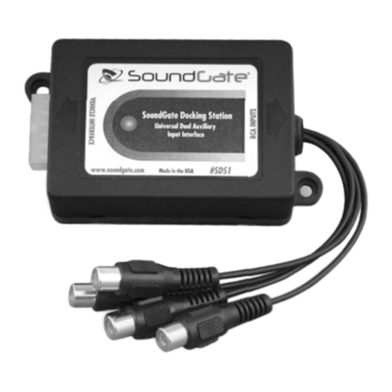 SoundGate SDSHOND Installation Instructions