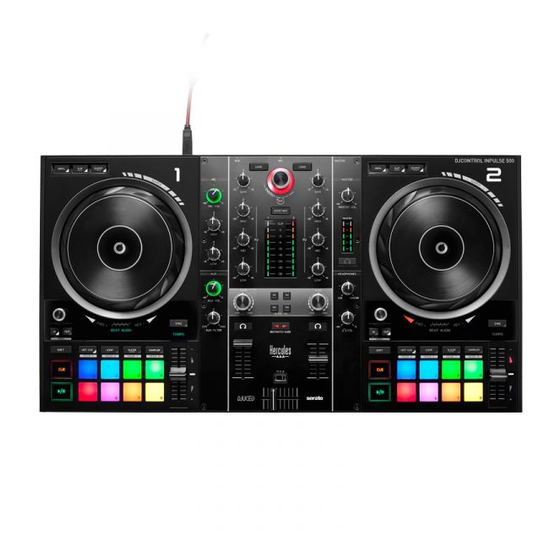 Serato DJ Lite Hercules DJ Control Inpulse 500 Quick Start Manual