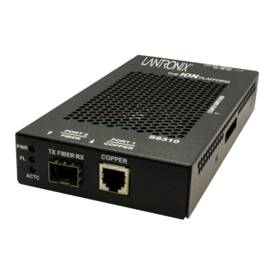 Lantronix 6310 Series Install Manual