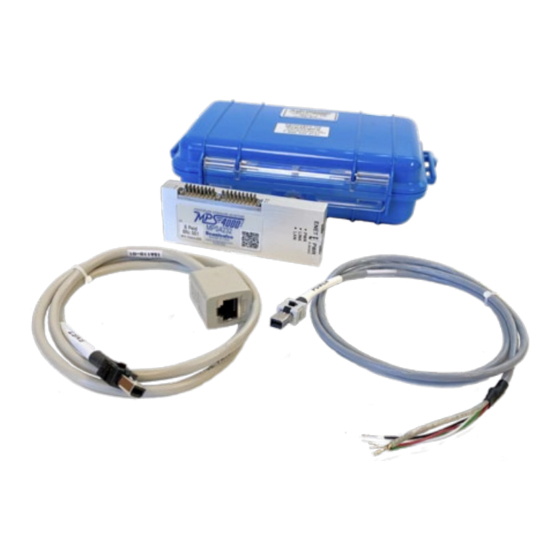 Scanivalve MPS4200 Quick Start Manual