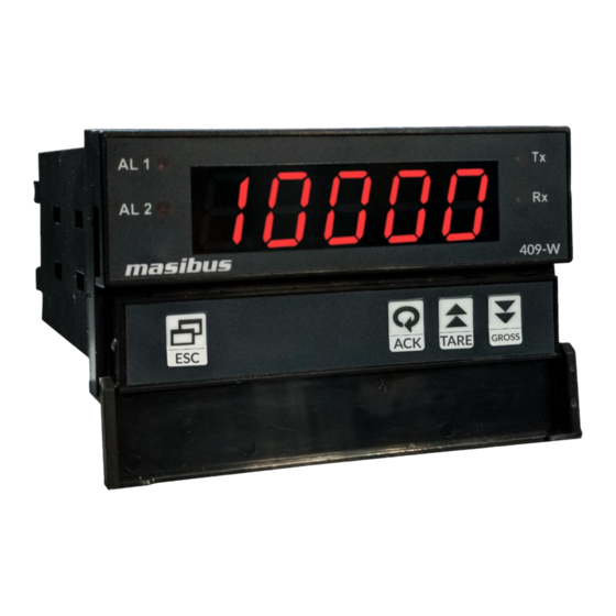 Masibus 409-W User Manual