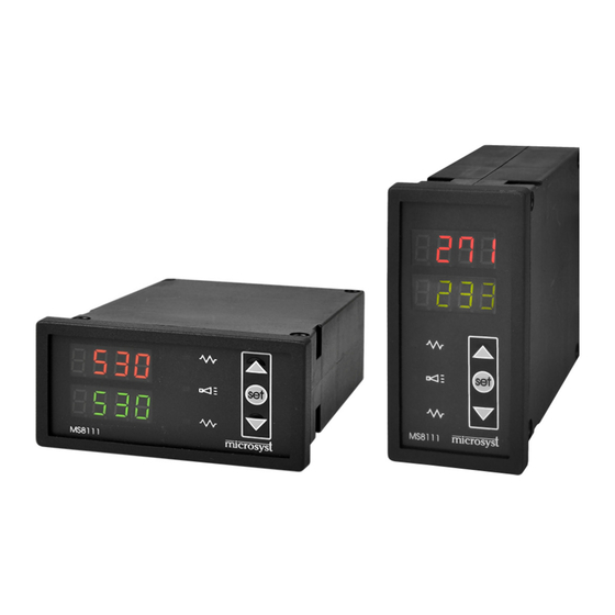 microSYST MS8111PWM3S Manuals