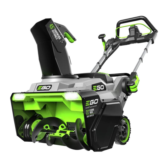 Ego Power+ SNT2120AP Operator's Manual