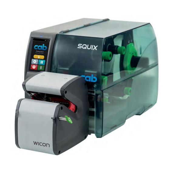 CAB WICON SQUIX Service Manual