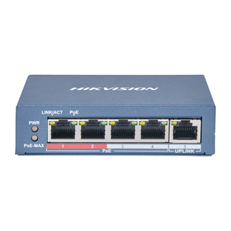 HIKVISION DS-3E1X05P Series Quick Start Manual