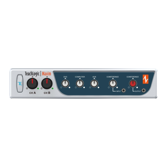 TeachLogic Maxim IRM-6650 Installation Manual