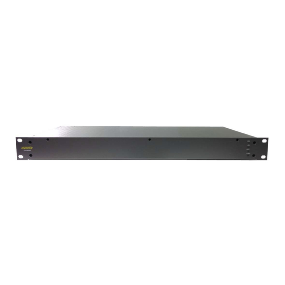 evertz TR-4800E User Manual
