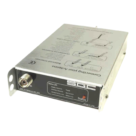 SGC SMARTUNER SG-211 OPERATING MANUAL Pdf Download | ManualsLib