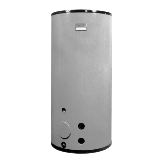 Raypak Hot Water Storage Tank ASME CODE Specifications