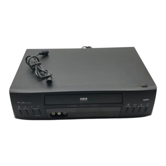 User Manuals: RCA VR636HF VCR