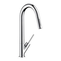 Hans Grohe AXOR Starck 10826 1 Series Installation/User Instructions/Warranty