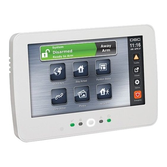 Johnson Controls Tyco HS2TCHPRO Installation Instructions Manual