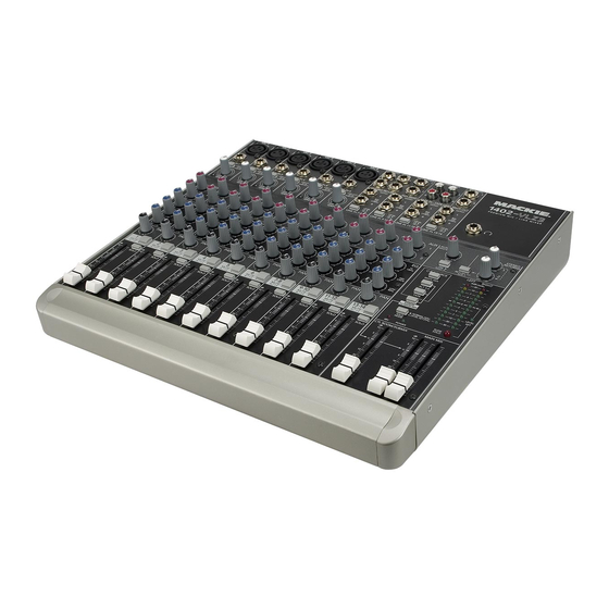 Mackie 1402-VLZ Pro Specifications