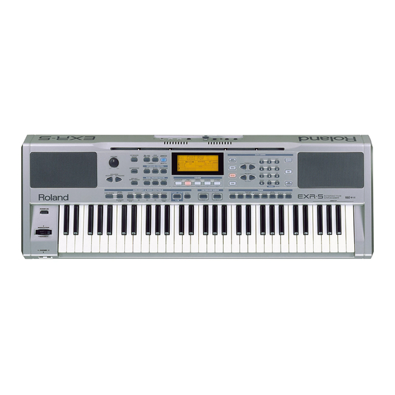 Roland EXR-5S Owner's Manual