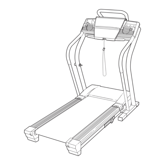 User Manuals: NordicTrack C 22520 Treadmill Adjustment