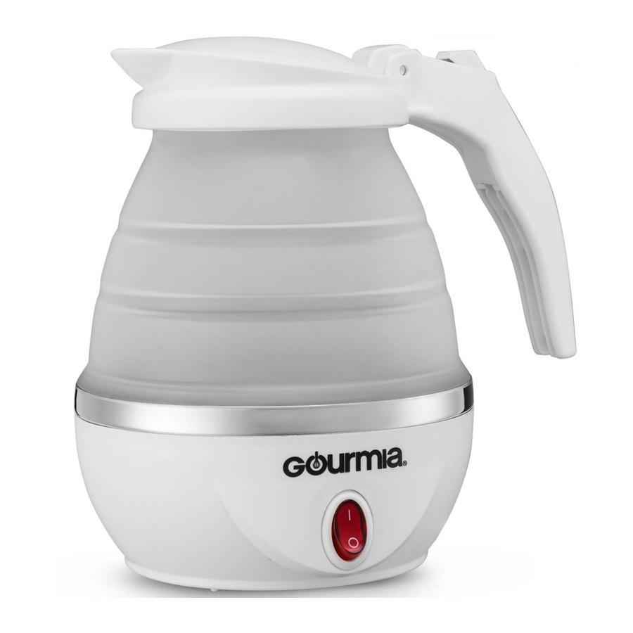 Gourmia GK360 - Electric Folding Travel Kettle Manual