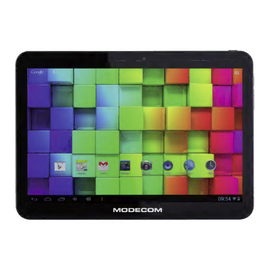 Modecom freetab 1004 IPS X4 3G+ DUAL Quick Start Manual