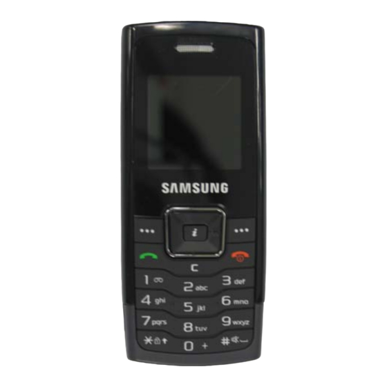 Samsung SGH-C160 Service Manual