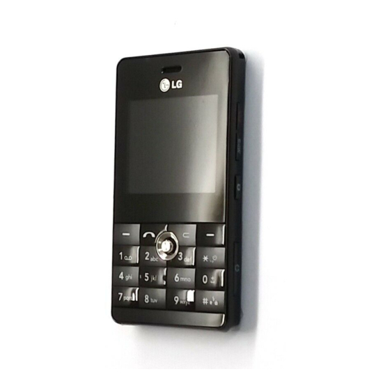 LG KE820 -  Cell Phone 16 MB User Manual