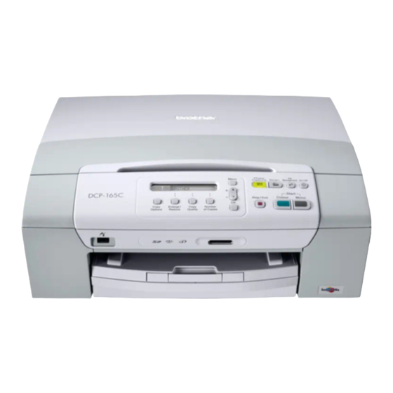 Brother DCP 165C - Color Inkjet - All-in-One Guía Del Usuario