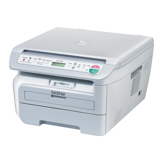 Brother DCP 7030 - B/W Laser - All-in-One Guía Del Usuario