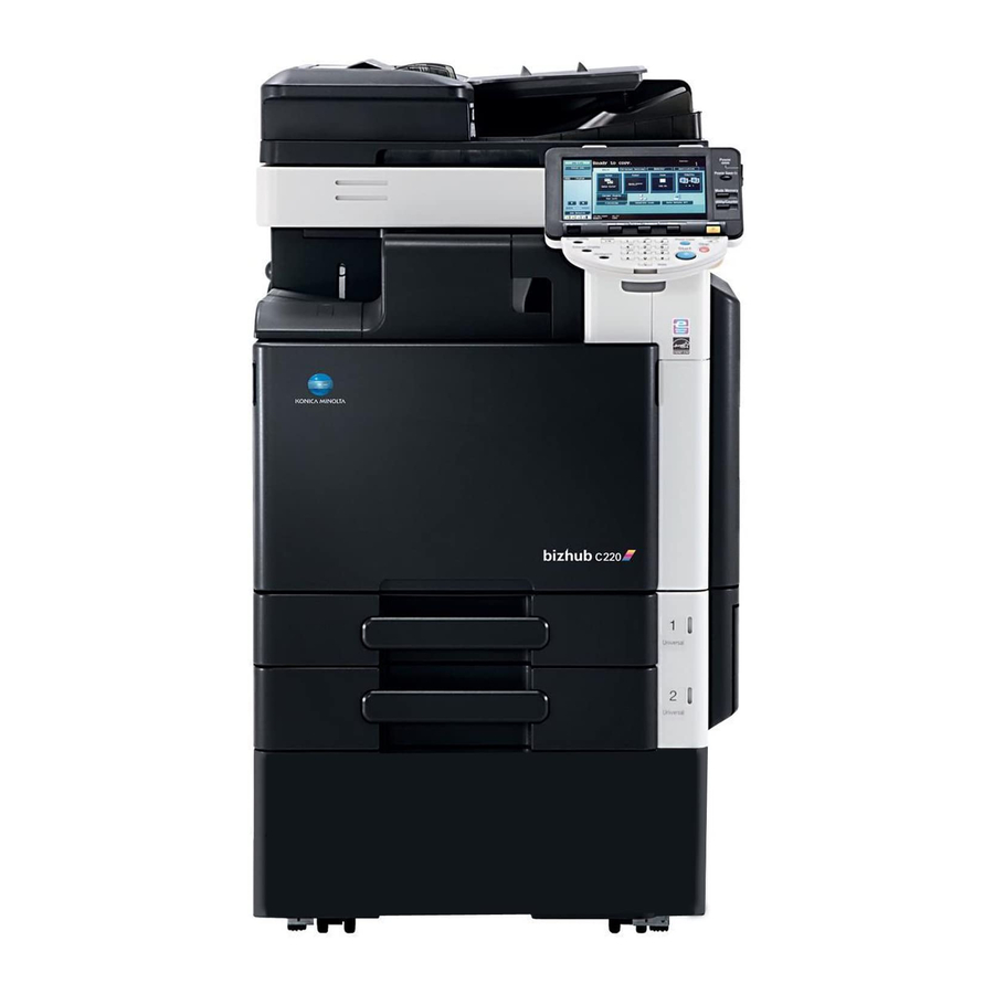 Konica Minolta bizhub C220 User Manual