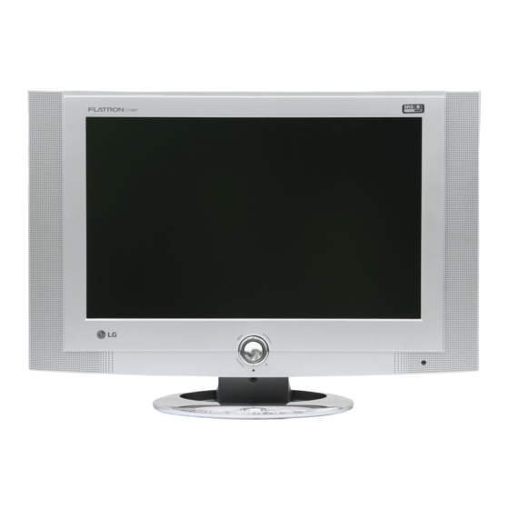 LG L172WT 17" LCD TV USER MANUAL Pdf Download ManualsLib