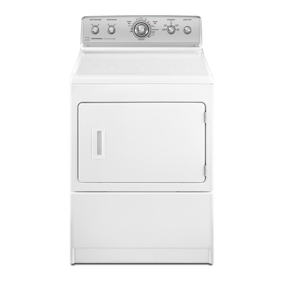 MAYTAG MGDC700VW CENTENNIAL GAS DRYER USER INSTRUCTIONS Pdf Download
