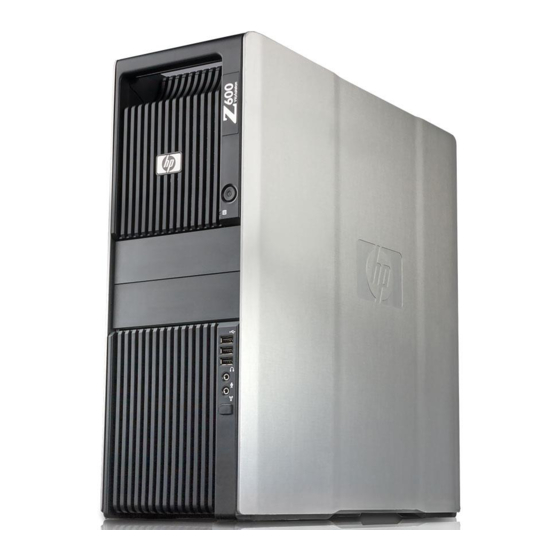 HP Xw4600 - Workstation - 2 GB RAM Installation Instructions