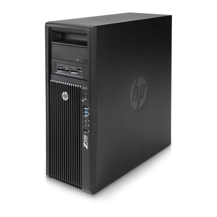 HP Z220 Installation Manual