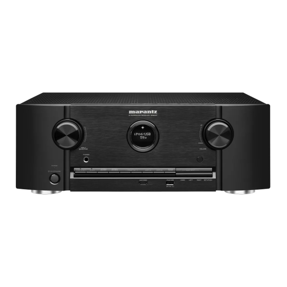 Surround; Sound Modes And Surround Parameters - Marantz SR6007