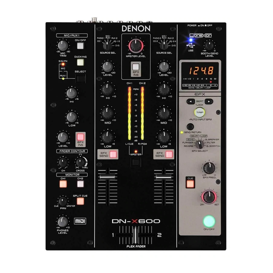 Denon DN-X600 Owner's Manual