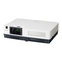 Sanyo PLC-XR301 - XGA Projector With 3000 Lumens Owner's Manual