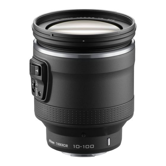 Nikon 1NIKKOR VR 10-100mm f/4.5-5.6 PD-ZOOM User Manual