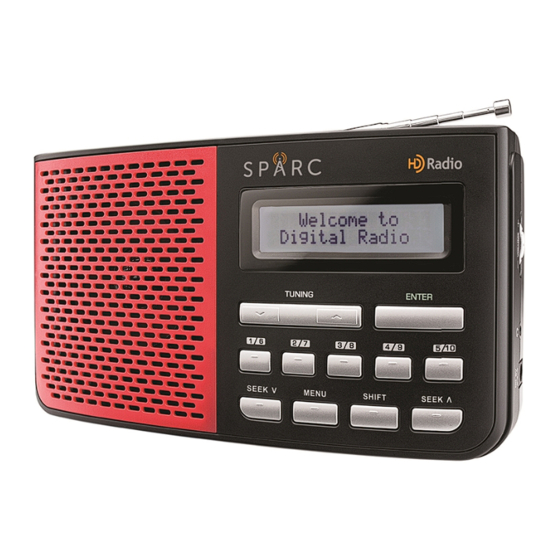Sparc SHD-TR05R Quick Start Up Manual