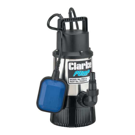 Clarke PSV3A Operating & Maintenance Instructions