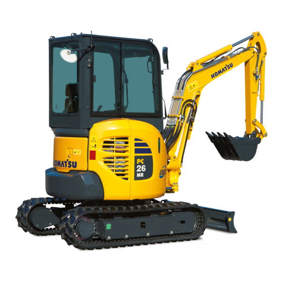Komatsu Utility PC26MR-3 Operation & Maintenance Manual