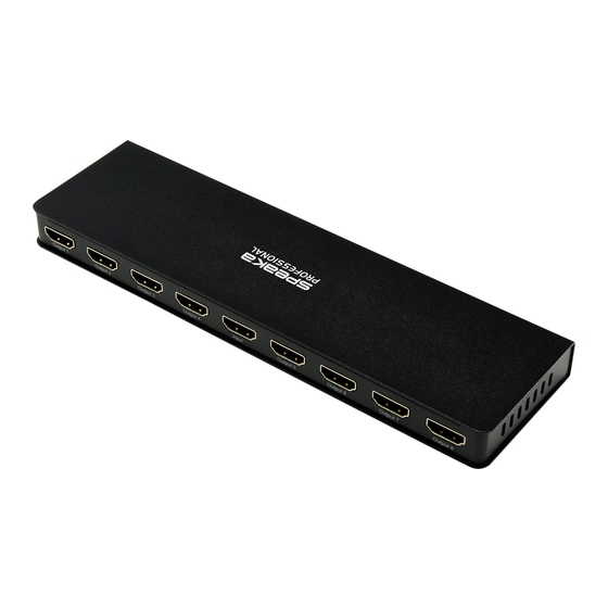 Speaka Professional SP-HDS-280 Operating Instructions