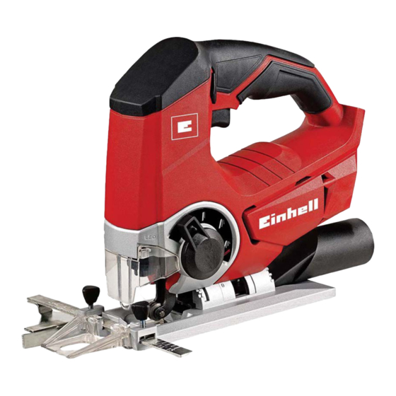 EINHELL TE-JS 18/80 Li Manuals