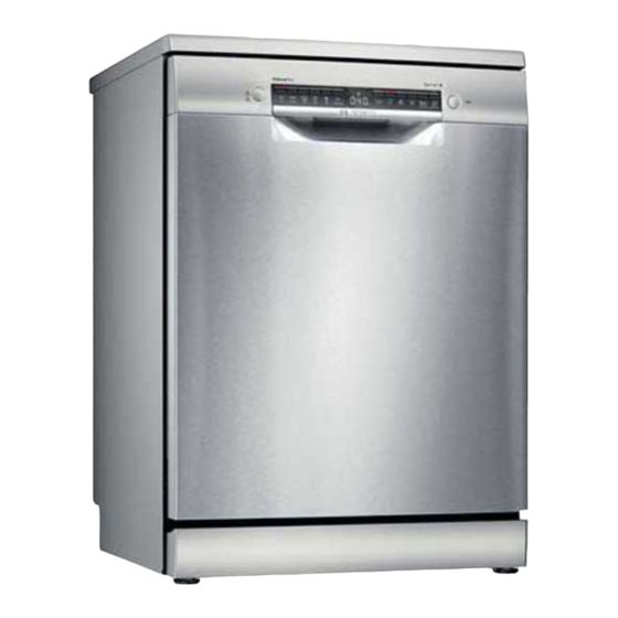 Bosch SMS4EMI00E User Manual