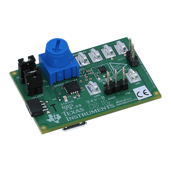 Texas Instruments DRV8837C User Manual