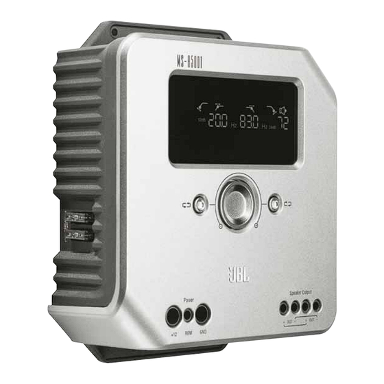 JBL MS-A5001 User Manual