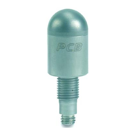 PCB Piezotronics 208A23 Installation And Operating Manual