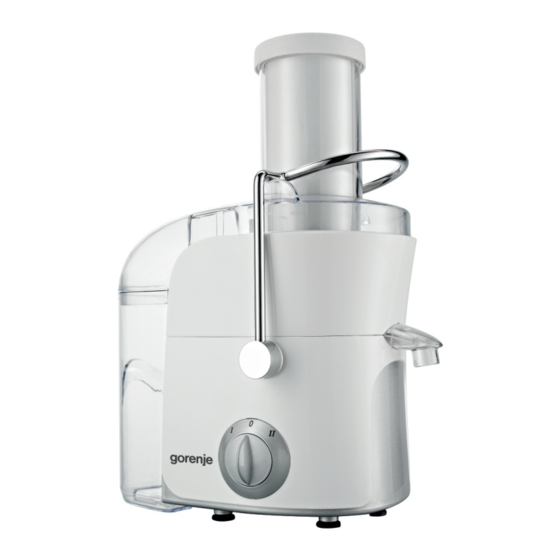 Gorenje JC 650 W Instruction Manual
