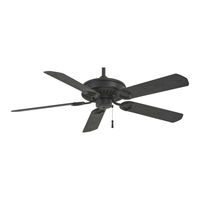 minkaAire SUNDOWNER F589-TCL Instruction Manual Warranty Certificate