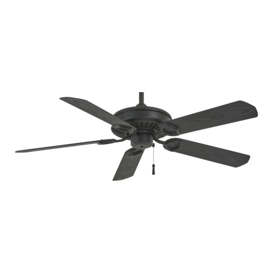 User Manuals: minkaAire SUNDOWNER F589-TCL Ceiling Fan