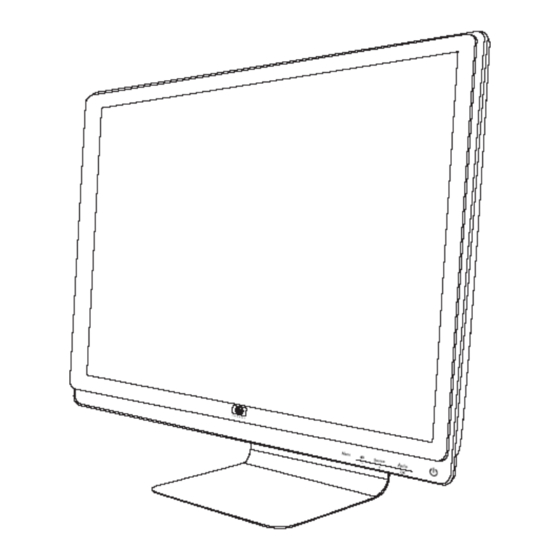 HP 2009v LCD Monitor 20-inch Manuals