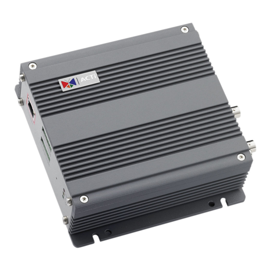 ACTi TCD-2500 Hardware User Manual