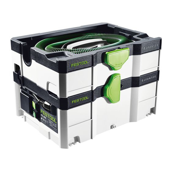 Festool CLEANTEC CTL SYS Dust Extractor Manuals