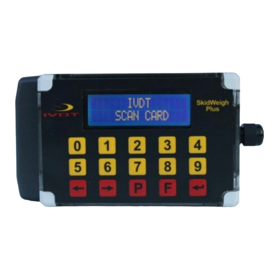 Integrated Visual Data Technology Inc. ED3-RFID SkidWeigh Plus Series Installation & Calibration Manual